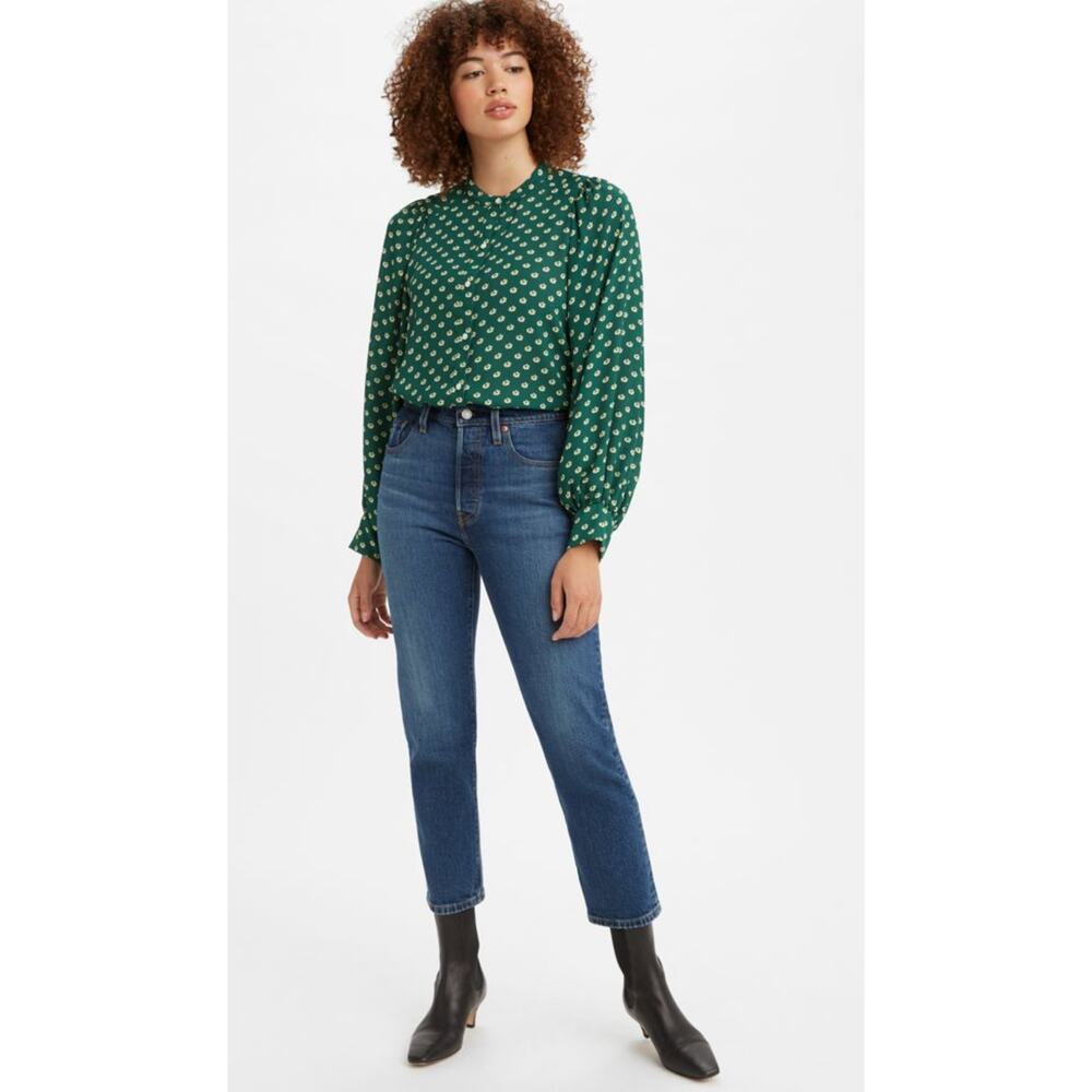 Levi's Premium 501 ORIGINAL CROPPED BLUE JEANS - Women's Size 26 x 26 NEW